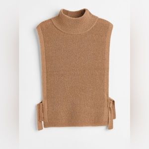H&M cashmere and wool blend sweater NWOT OS, beige